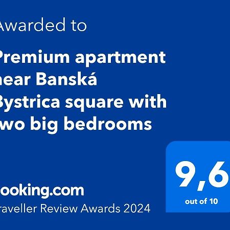 Premium Apartment Near Banska Bystrica Square With Two Big Bedrooms Kültér fotó